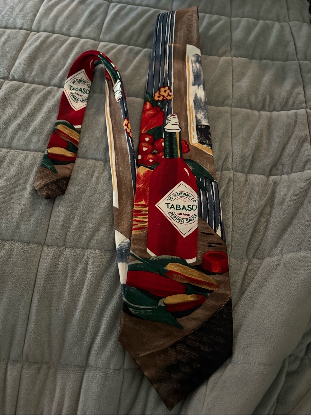 Men's TABASCO 100% Silk Novelty Tie Necktie